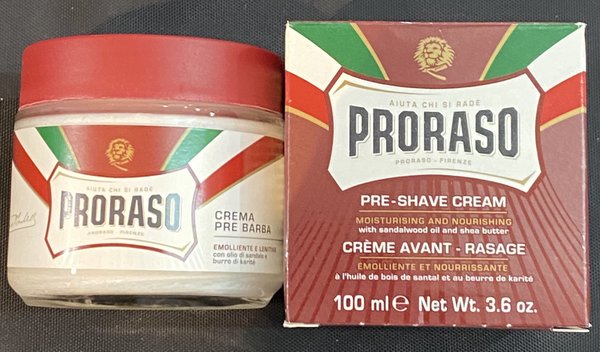 Proraso Pre Shave Cream- Sandelholz 100 ml