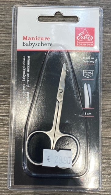 Manicure Babyschere - 8 cm - Rostfrei - Made in Germany, Becker-Erbe-Solingen  91353