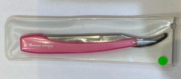 Shavette - Rasiermesser -  Kunststoff pink