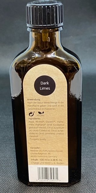 Bio Natur Aftershave Meißner - Dark Limes